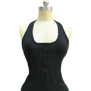 Robe fourreau sexy à col licou 2024, robe moulante <span class=keywords><strong>sans</strong></span> <span class=keywords><strong>manches</strong></span> pour femmes - Product Image 5