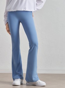 Sentiment nu pas de taille <span class=keywords><strong>Yoga</strong></span> cloche bas pantalon femmes taille haute hanche ascenseur <span class=keywords><strong>Yoga</strong></span> robe Fitness No T <span class=keywords><strong>Micro</strong></span> <span class=keywords><strong>Yoga</strong></span> évasé Leggings - Product Image 3