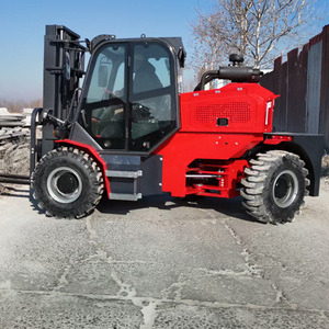 Phổ biến nhất New 4WD tất cả bốn bánh xe Ổ Đĩa 5t 4t khớp nối off road xe nâng <span class=keywords><strong>DIESEL</strong></span> cho địa hình gồ ghề bền Xe Tải xe nâng - Product Image 4