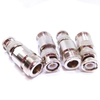 Adaptateur direct d'usine, adaptateur coaxial RF en laiton, prise jack femelle droite vers fiche mâle BNC