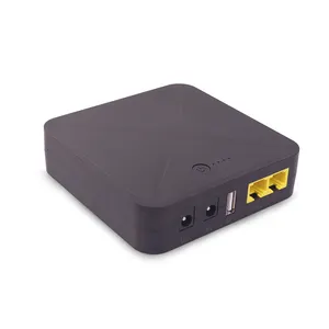 WGP无线路由器在线5V USB电源银行备用电池8000毫安48伏POE DC 9V 12v迷你UPS无线路由器电信调制解调器摄像头