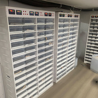 Grand rack d'élevage intelligent à 13 étages en PVC, chauffé par le bas, pour serpents, élevage de geckos, ferme d'élevage de reptiles, enclos pour reptiles