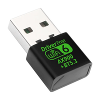 Dongle USB WIFI 6 Plug and Play en gros Carte réseau sans fil AX900 900Mbps USB2.0 Wifi 6 et Dongle Wifi 2 en un Blue-tooth