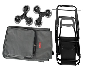 Nueva bolsa de carrito de compras plegable para escaleras de escalada con silla - Product Image 5