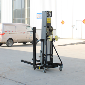 हाथ से क्रैंक्ड एल्यूमीनियम लिफ्टिंग प्लेटफॉर्म मैनुअल फीडिंग मशीन प्रदर्शनी ऊंचाई उठाने प्लेटफॉर्म मोबाइल लाइटवेट लिफ्टिंग - Product Image 3