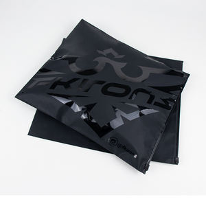 Custom <strong>Printing</strong> Logo PET Plastic Waterproof Slide Zipper Zip Lock UV <strong>Printing</strong> Packing Bags For Clothing - Product Image 2