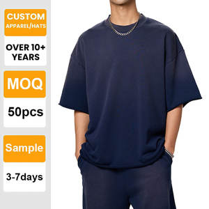 Camiseta Personalizable Lisa con Degradado Vantage, Hombros Caídos, 100% Algodón, para Impresión y Bordado para Hombre - Product Image 1