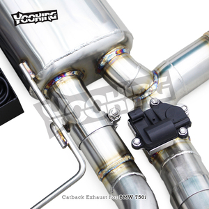 Yooking Valvetronic Catback Échappement pour <span class=keywords><strong>BMW</strong></span> 750/750i 4.4T 2016-2019 <span class=keywords><strong>Active</strong></span> X Pipe Sound Control Silencieux Tuyau D'échappement - Product Image 5