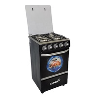 Cuisinière à Gaz Debout Xunda à Quatre Brûleurs, Four Intégré, Prix Compétitif
