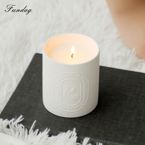 Scented Candle Ceramic Cup 150g Soy Wax Fragrance Romantic Bedroom Decor - Product Image 3