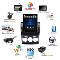 راديو سيارة بشاشة 9.7 بوصة على طراز تسلا لسيتروين C4 C4L 2013-2017 مع تحكم عن بعد وCarPlay وAndroid Auto ومشغل وسائط متعددة ونظام ملاحة GPS وDSP وستيريو RGB