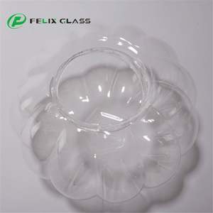 Abat-jour en verre borosilicate 3.3 soufflé à la main, filetage personnalisé G9, LED à intensité variable, contrôle sans fil, garantie 3 ans - Product Image 4