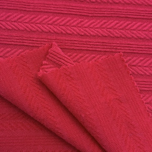 Tissu <span class=keywords><strong>jacquard</strong></span> de style français 285GSM 97% polyester 3% élasthanne, largeur 160 cm, pour robes, chemisiers, jupes, vêtements formels et décontractés pour femmes - Product Image 4