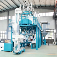 Usine de mouture de blé à haute efficacité 30T, faible consommation d'énergie, ligne de production de farine industrielle