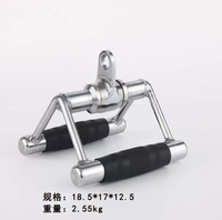Accessoire double tête en corde de chanvre et nylon pour pulldown biceps, abdominaux et triceps, usage commercial