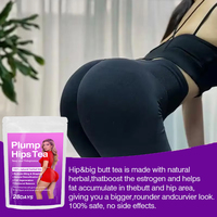 Thé en sachets pour les fesses, formule naturelle à base de plantes certifiée ISO, saveur herbacée, pour raffermir et augmenter le volume des fesses, à base de Rhizoma Polygonati, 10 sachets
