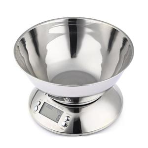 Balance de cuisine électronique en acier inoxydable, fonction de pesage de fruits et pâtisseries, précision 1g, bol, fonction de mesure de température, balance de cuisine numérique 402 4 - Product Image 3