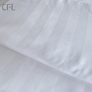 Juego de Ropa de Cama para Hotel, Algodón Blanco a Rayas, 300 Hilos, Proveedor Mayorista de Ropa de Cama para Hotel, Fábrica de Ropa de Cama para Hotel OEM - Product Image 3