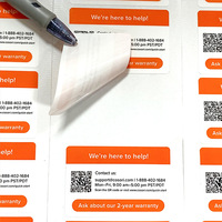 Étiquette PET blanche avec code QR, résistante à l'eau et à l'abrasion, 1 code pour 1 article, pour l'agriculture