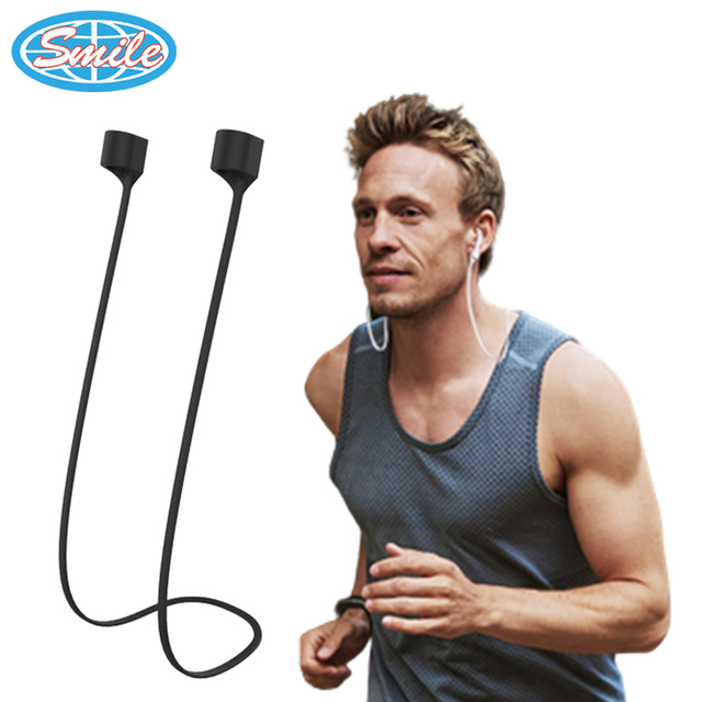 Magnetic Anti-Lost Wireless Headphone Neck Strap Cord String Silicone Rubber Earphone Rope for Air Pods 3