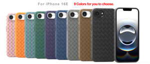 Volle Abdeckung Geflochtene Tpu Luxus Atmungsaktive Wärme ableitung für Iphone 17 Air 14 13 12 11 XS Pro Handy hülle Abdeckung max - Product Image 6