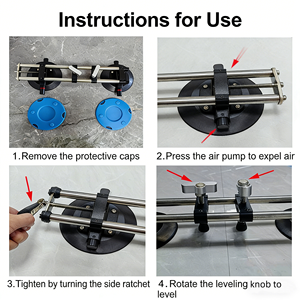أداة فعالة لربط حواف الحجر، جهاز تثبيت الحواف صناعي بحجم 8 بوصات مع كأس شفط للرخام وتركيب البلاط، تصنيع حسب الطلب - Product Image 6