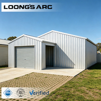 Systèmes de construction en acier léger pour bâtiments commerciaux de 16*23*12 pieds, pour garage préfabriqué