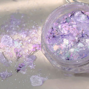 Novedad en accesorios para uñas <span class=keywords><strong>de</strong></span> flores secas <span class=keywords><strong>de</strong></span> 6 colores, pieza mixta <span class=keywords><strong>de</strong></span> concha Flash, polvo <span class=keywords><strong>de</strong></span> ópalo, Nube <span class=keywords><strong>de</strong></span> fantasía, brocado, purpurina, arte <span class=keywords><strong>de</strong></span> uñas - Product Image 2