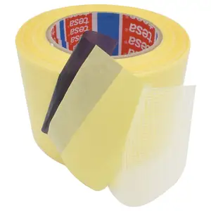 Tesa 4934 Double sided rubber adhesive universal white fiber fabric carpet cloth duct adhesive tape