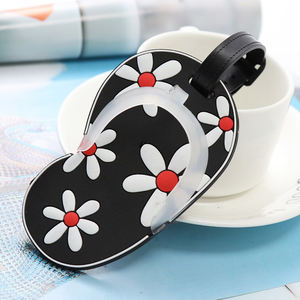 Chanclas personalizadas, Etiquetas de equipaje, etiquetas de equipaje de viaje, Maleta, bolsa, mochila, etiquetas, zapatillas, forma, etiquetas de equipaje, 3 uds. - Product Image 5