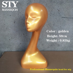 Cabeza de Maniquí Femenina para Pelucas, Exhibición de Cabello, Entrenamiento y Exhibición en Tiendas de Pelucas, Sombreros y Bufandas - Product Image 3