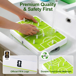 Jouet interactif pour animaux de compagnie sous licence officielle de la Coupe du monde <span class=keywords><strong>FIFA</strong></span>, distributeur de friandises pour chat en forme de terrain de football, labyrinthe de friandises pour réduire l'ennui - Product Image 5