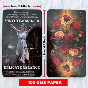 Jeu de cartes Oracle d'amour en gros, 56 cartes, pour la guérison des relations, le travail des ombres, l'orientation des <span class=keywords><strong>flammes</strong></span> <span class=keywords><strong>jumelles</strong></span> et des âmes sœurs, en papier écologique - Product Image 2
