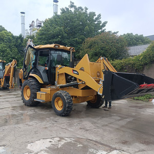 Chargeuse-pelleteuse Caterpillar CAT428F 4x4 d'occasion, modèle 2018, capacité de charge nominale de 5 tonnes, pompe principale, moteur, machine de construction en stock - Product Image 6