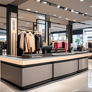 Bancone del cassiere del supermercato <span class=keywords><strong>bianco</strong></span> classico della fabbrica bancone del cassiere di Design moderno della farmacia bancone del cassiere - Product Image 3