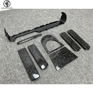 Forged Carbon Glossy Twill Weave Replacement <b>Interiors</b> for G Wagon W464 G63 G500 2019-2024 <b>Car</b> <b>Interior</b> Decorative - Product Image 4