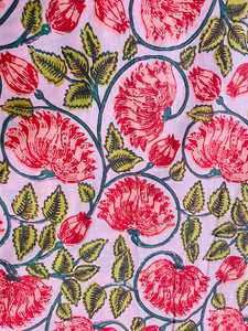 Comfortable Hand Block Printed Cotton Quilted <b>Jacket</b> Artisan Made Lightweight Outerwear With Timeless Traditional Print - Product Image 5