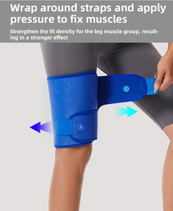 Soporte de Neopreno para el Muslo, Ajustable, Flexible y Cómodo, para Alivio del Dolor por Esguince de Hamstring, Recuperación de Cadera e Inguinal - Product Image 6
