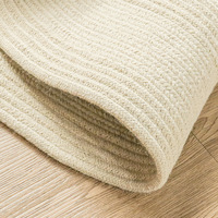 Tapis rond personnalisé à la mode, couverture de salon, turc doux, en laine, matelassé à la main