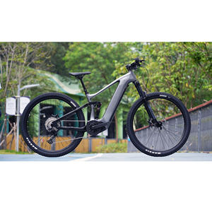 Bicicleta Eléctrica de Montaña para Descenso, Cuadro de Carbono, Batería de 48V, Motor Central Bafang, Suspensión Completa, 29 Pulgadas, Emtb - Product Image 1