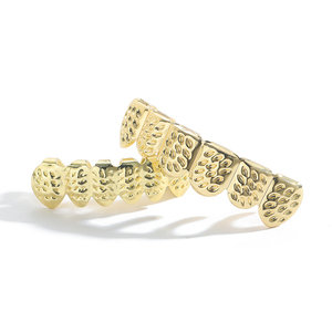 G002 Iced Out ทองเหลือง Grillz แฟชั่นเครื่องประดับผู้ชายและผู้หญิงปากฟัน Grillz - Product Image 3