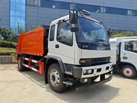 Usine directe ISUZU 12Ton compacteur camion à ordures 15CBM Compression camion à ordures refuser camion de collecte des ordures