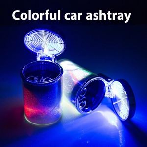 ที่เขี่ยบุหรี่ในรถยนต์แบบแขวนช่องแอร์ ไฟ LED สีสันสดใส ของขวัญแปลกใหม่สำหรับใช้ในบ้าน ขายส่งจากผู้ผลิต - Product Image 3
