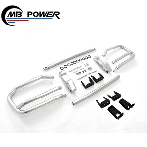 Accessoires de voiture de haute qualité classe G W464 G63 bull bar pour 2019y ~ noir argent acier inoxydable <span class=keywords><strong>garde</strong></span> pièces automobiles kits de carrosserie - Product Image 3