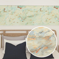 Feuille de PVC souple effet marbre, durable et facile à nettoyer, pour remplacer les carreaux muraux de salle de bain