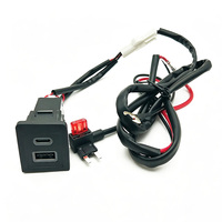 Port de charge USB double intégré 12V QC3.0 PD compatible avec Volkswagen Multivan T5 T6 Van, amélioration de l'intérieur