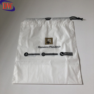 防水定制印花促销Pe苹果优质电子随身拉绳塑料网上购物袋 - Product Image 2