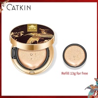 Оптовая продажа, CATKIN 13 г * 2 BB, подушка, крем, основа для макияжа, полное покрытие