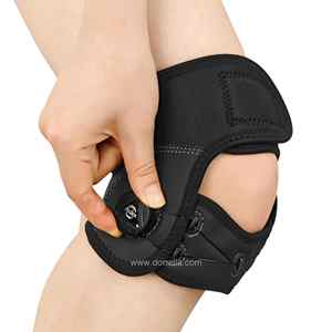 Rodillera profesional ajustable con orificio abierto con protección <span class=keywords><strong>de</strong></span> rótula <span class=keywords><strong>de</strong></span> <span class=keywords><strong>menisco</strong></span> para coderas y rodilleras deportivas <span class=keywords><strong>de</strong></span> alta intensidad para hombres - Product Image 2