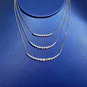 925 <strong>Sterling</strong> <strong>Silver</strong> Cubic Zirconia Flat <strong>Bar</strong> <strong>Necklace</strong> Curved <strong>Bar</strong> or Chevron Curved <strong>Bar</strong> <strong>Necklaces</strong> - Product Image 1